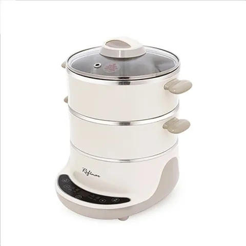 레피나 멀티 스팀쿠커 3단 스테인레스 전기찜기 RFN-EK600W
