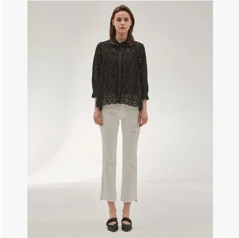 [현대백화점] [손정완] 펀칭 블라우스 세트 ZDR3131181