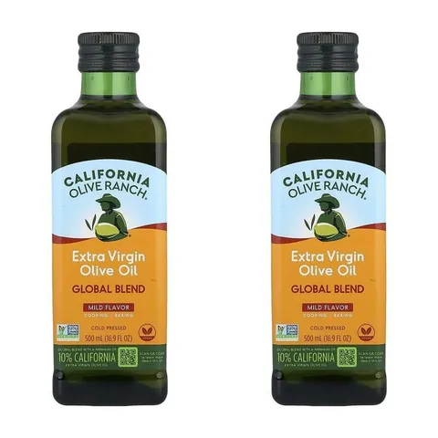 해외배송 California Olive Ranch 캘리포니아 올리브 랜치 마일드 엑스트라 버진 올리브 오일 500ml 2개