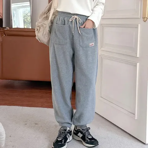 [하프클럽/다잇템]여자 트랙수트 조각 FW 앞포켓 츄리링바지 바지