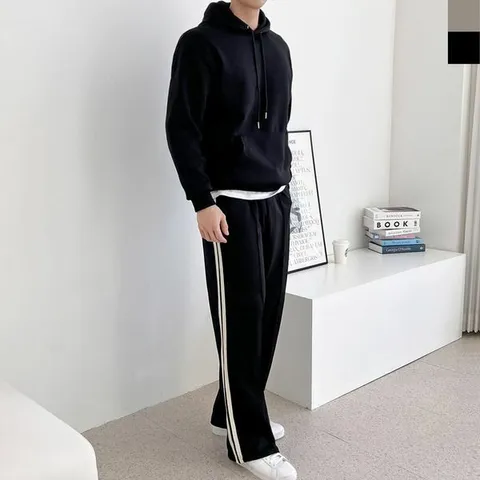 PGR골프 남자 커플 오버핏 후드티 테잎 라인 트랙 팬츠 세트 +할인쿠폰