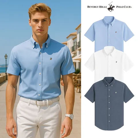 비버리힐즈폴로클럽 25 SUMMER 남성 반팔 옥스포드 셔츠 3종 +무이자5개월