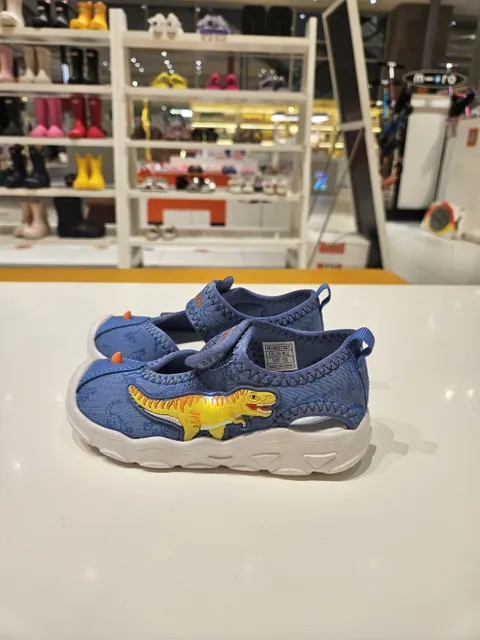 [현대백화점] 토박스 다이노솔즈 키즈 (130~150사이즈) 티렉스 벨크로 샌들 아동 공룡신발 DNKCE2TSBE11 DNKCE2TSBE11BLU