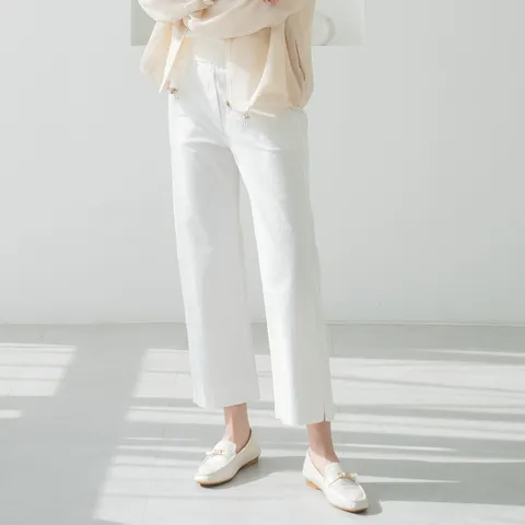 엄마옷 마담4060 바지 중년여성 데일리 데일리면스판일자팬츠 -YPN2603070- +할인쿠폰