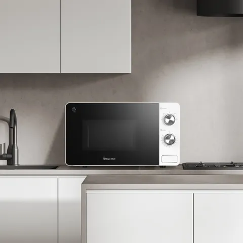 [매직쉐프] MMW-W20FMBW 20L 무회전 플랫 전자레인지 전자렌지 원룸 편의점 업소용