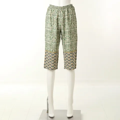 [현대백화점] [와코루] {WPA874WP-GR} 레이온100% 리프 보더나염 홈웨어하의 +사은품(★10만원이상 구매하신 모든 고객님께 사은품(양말or 비누) 증정 (랜덤발송/선택불가)★    )