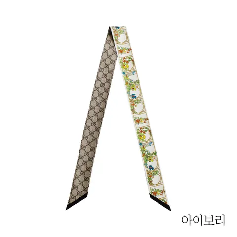 {구찌} 플로라 실크 넥 스카프(777352) +무이자9개월