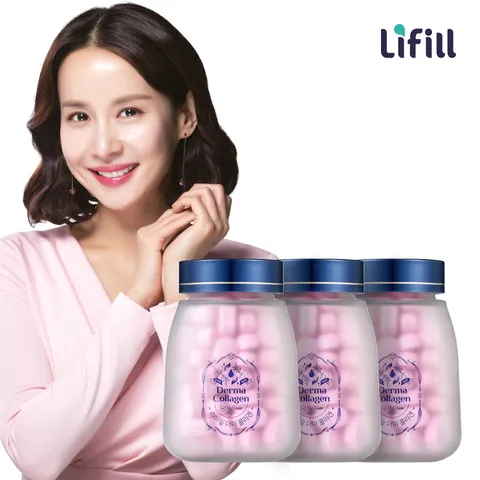 [조여정콜라겐]라이필 더마 콜라겐 12주분 +무이자3개월(/800mg*84정*3병)