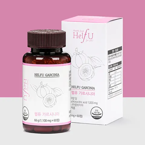 헬퓨 가르시니아 1000 다이어트 보조제 내장 체지방 탄수화물 컷팅제