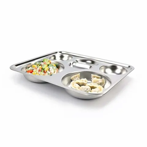 업소 EH31ID12 단체급식용 원형4찬 스텐식판 병원 군대 학교 위