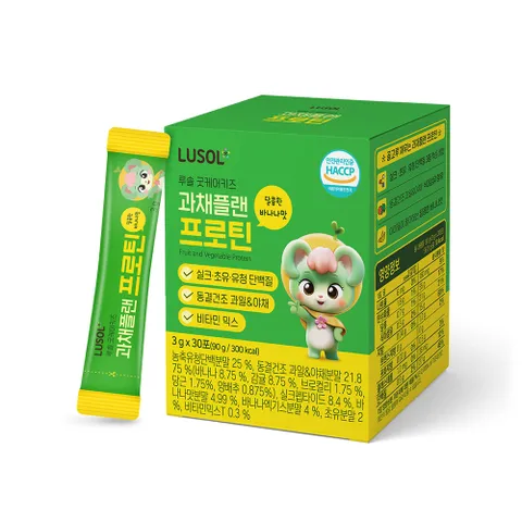 [루솔] 굿케어키즈 과채플랜 프로틴 (3g X 30포)