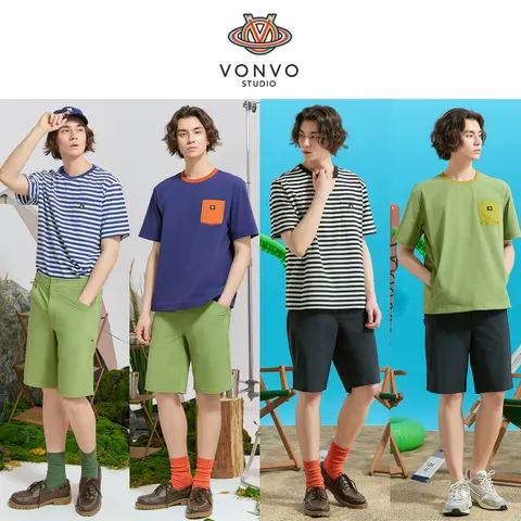 [본보스튜디오] 25 SUMMER 남성 하프셋업 3종(반팔티2종+반바지1종) +무이자3개월