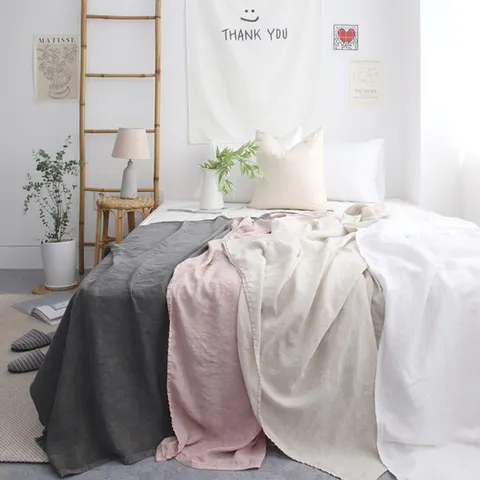 쿨리즈 인견 린넨 여름 홑이불_4color