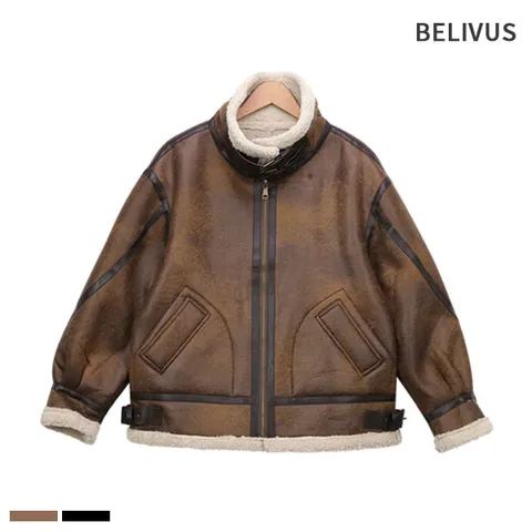 빌리버스 남자 카라 무스탕 겨울 자켓 BMO066 +할인쿠폰