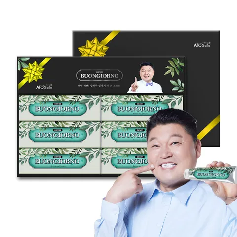 덴티본조르노 구취케어 치약 선물세트 170g 6개입 1개