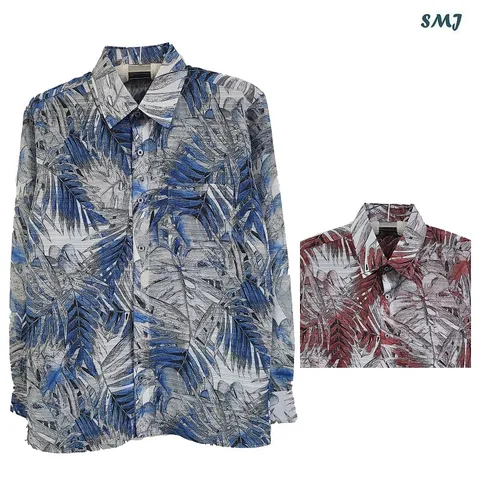 SMJ1379 잔피엘 긴팔 남방 셔츠 시원한 중년 남성 봄 여름 초가을