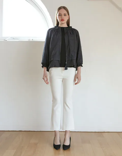 [현대백화점] [손정완] 메모리 배색 점퍼 ZJK2323091