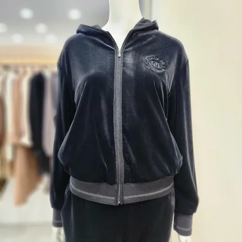 [데코]린지 벨벳 후드 점퍼 P1F41WJP960 +할인쿠폰