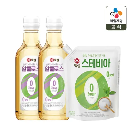 백설 알룰로스 700g x2개+스테비아 설탕 400g x1개