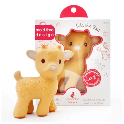 [15%쿠폰  ★정가28,000원★][카오쵸]아기염소치발기(Beige)_유아 치발기 완구 출산준비물 출산선물 백일선물 돌선물 +사은품(  )