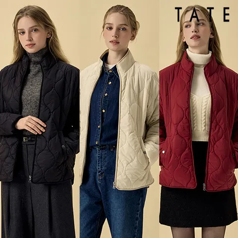 [TATE] 테이트 25FW 여성 소로나 퀼팅 패딩 플리스 점퍼 1종 