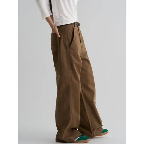 [에잇세컨즈] 피치 코튼 트윌 커브드 팬츠  브라운 (325X21LY5D) +할인쿠폰