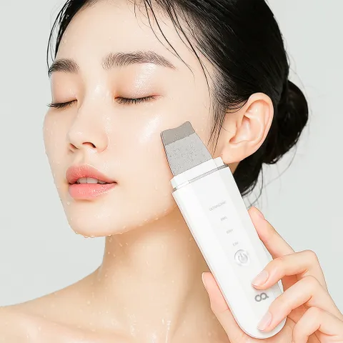 오아 아쿠아 필링기 갈바닉 마사지기 각질 블랙헤드 피지 제거기 워터 삭피기 스킨스크러버