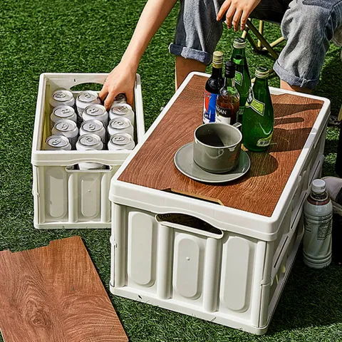 접이식 캠핑 테이블 스토리지 박스 차박 정리함_소형 +할인쿠폰