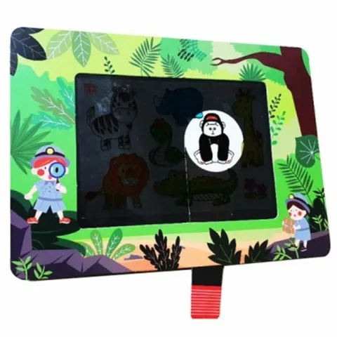 피오피스토리 정글속동물 스크린북(1인용)