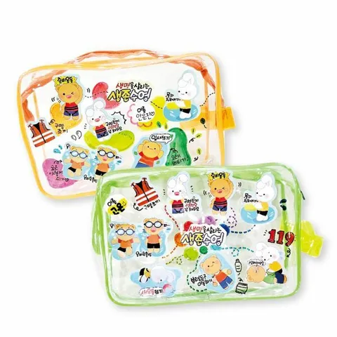 피오피스토리 생존수영 투명가방