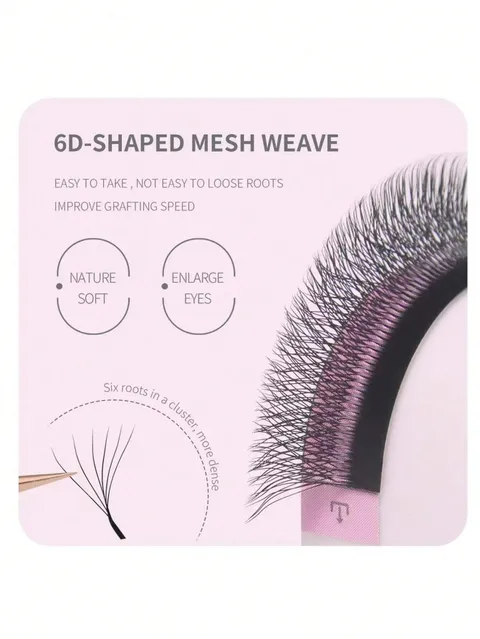 Lashernala 속눈썹나라 6D 속눈썹연장 노글루속눈썹 눈썹연장 가닥속눈썹