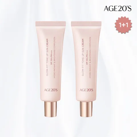[에이지투웨니스]AGE20S 글로우핏 톤업 선크림 X 2개 (SPF50 PA++++) - 현대Hmall