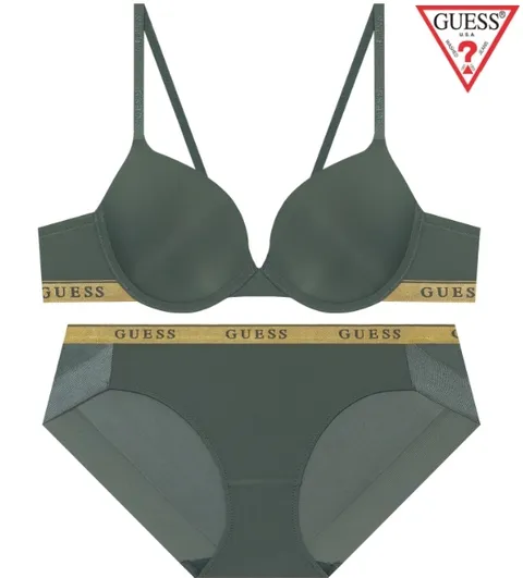 [현대백화점] [게스언더웨어]자가드 골드밴디드 브라팬티세트 DGR (GCWBR741)