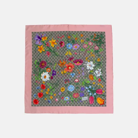 (구찌) GG 플로라 실크스카프(602585) +무이자9개월