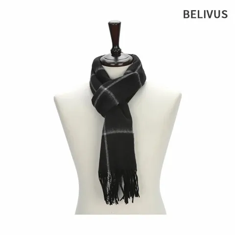 빌리버스 남자 패션 머플러 울 체크 목도리 BDRM055 +할인쿠폰