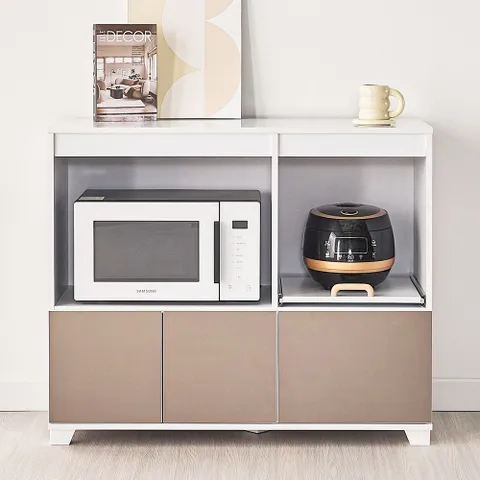 테스 1000 와이드 주방 수납장 렌지대 밥솥다이 +할인쿠폰