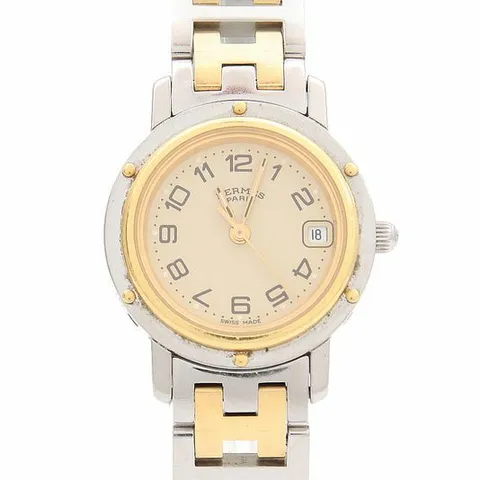 [중고]에르메스 클리퍼 콤비 시계 (CL4.220) (NO 10190635)