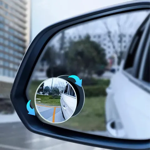 자동차 백미러 사이드미러 보조거울 차량용 각도조절 사각지대 주차 보조 백미러 1+1 A336