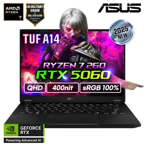 [Hmall접속시쿠폰]ASUS TUF Gaming A14 FA401UM-RG007 라이젠7 RTX5060 32GB 165Hz