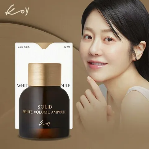 [★고현정이 평생 쓰려고 직접 만든 브랜드★시즌2 최신상]KoY_코이 단백질 화이트 크림 앰플 중용량 1개 +할인쿠폰(코이 솔리드 화이트 볼륨 앰플 10ml * 1)