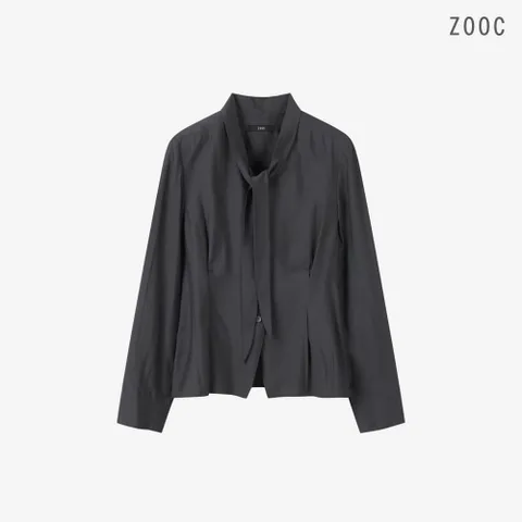 [ZOOC] 타이 탈착 브이넥 블라우스 DG_V261MSC901 +할인쿠폰