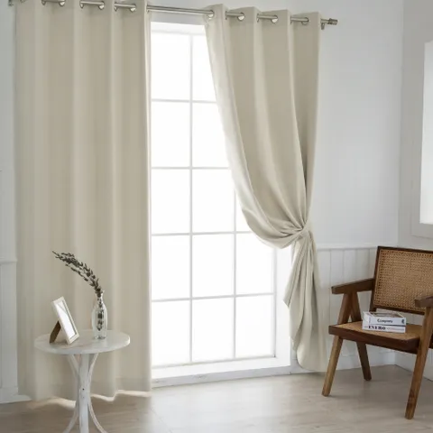 피핀솔리드 긴창 암막커튼 1장