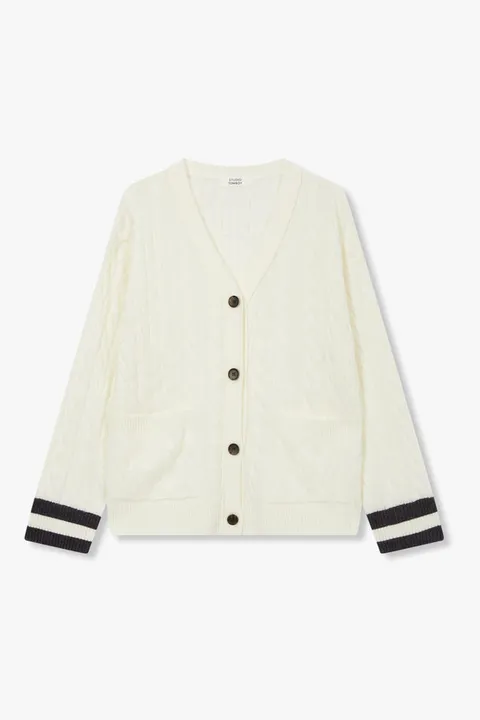 [현대백화점] 톰보이TOMBOY (9175351971) 케이블 브이넥 가디건 +할인쿠폰