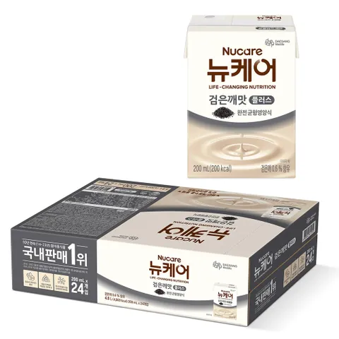 온누리 7%특별7%적립ㅣ뉴케어 완전 균형영양식 검은깨 플러스 200ml x 24개입