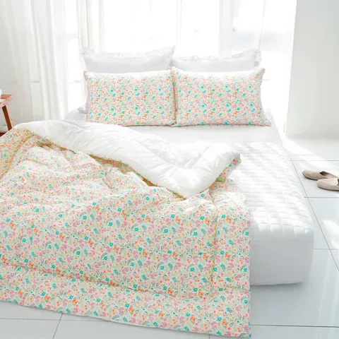 아트박스/스코홈 순면60수 코튼엘 차렵+베개커버+높은매트커버 40cm Q +할인쿠폰