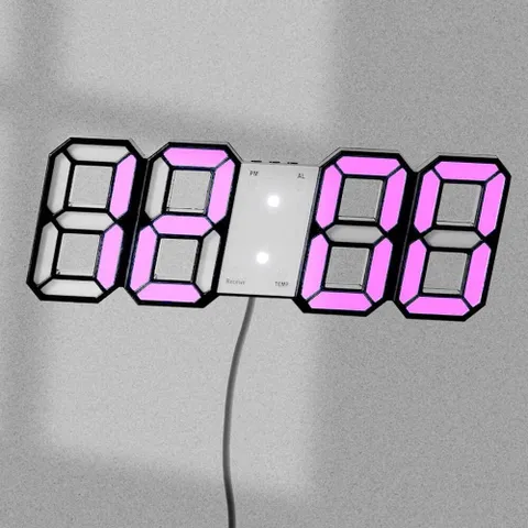 리모컨 스마트led벽시계 벽시계 인테리어 led 디지털