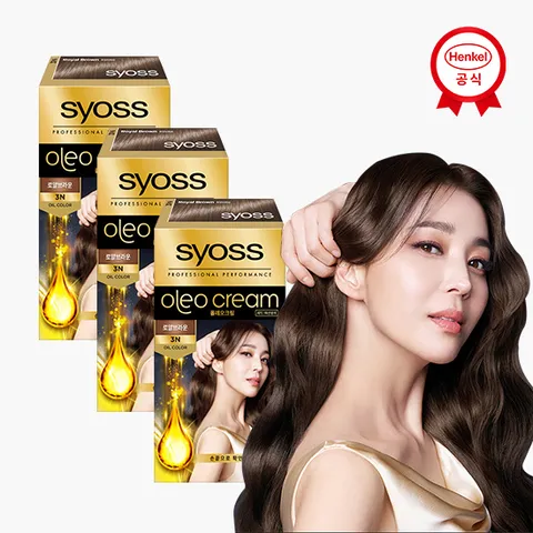 사이오스 새치염색약 올레오 3N 로얄브라운 x3개