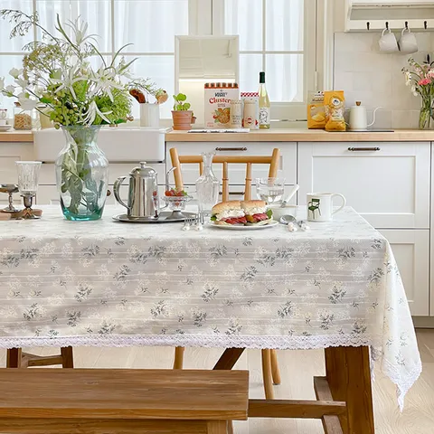 [현대백화점] 홈티에라 데이지 방수 식탁보 6인용 +할인쿠폰