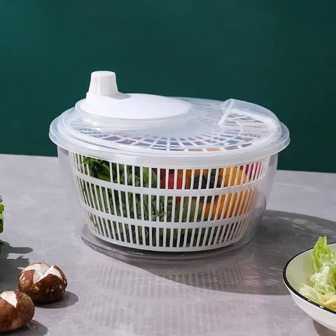 자동 야채 탈수기 야채 짤순이 3L 물기제거 채소짤순이 화이트 P836 +할인쿠폰