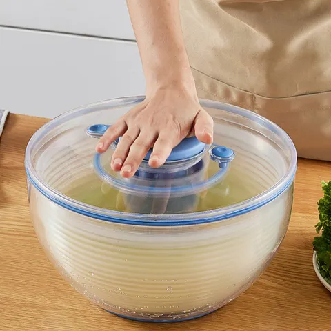 자동 야채 탈수기 야채 짤순이 5L 물기제거 채소짤순이 물뺴기 물털기 P844 +할인쿠폰